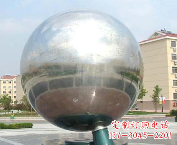 安阳校园不锈钢抽象地球仪雕塑