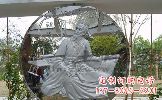 安阳校园不锈钢名人浮雕