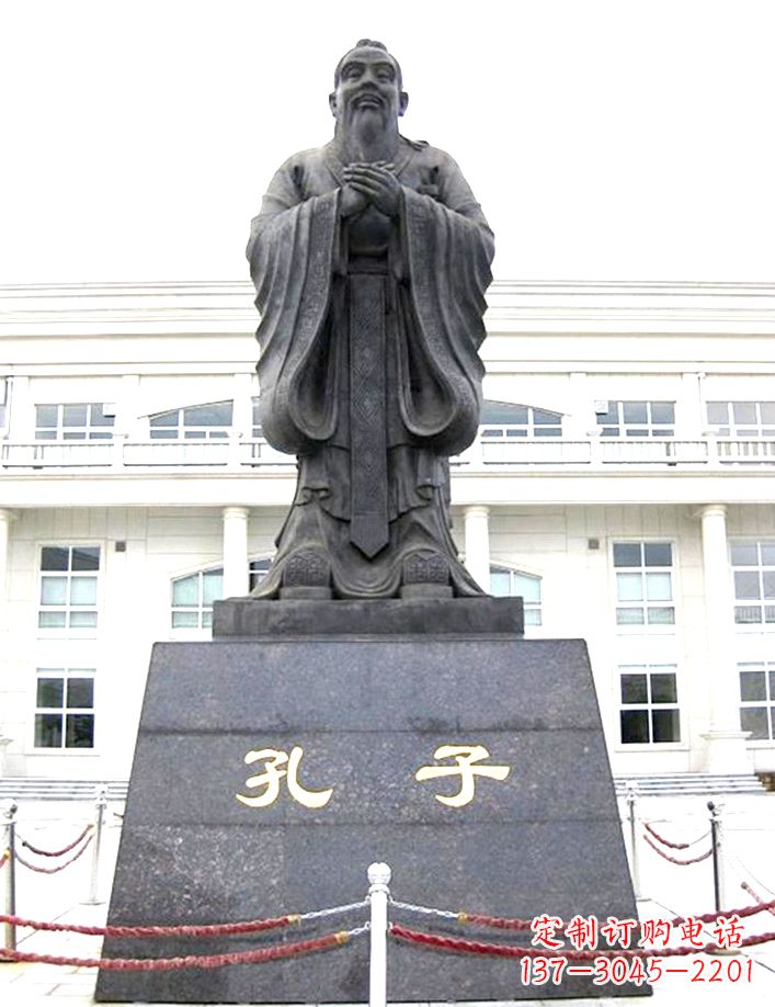 安阳校园孔子雕塑