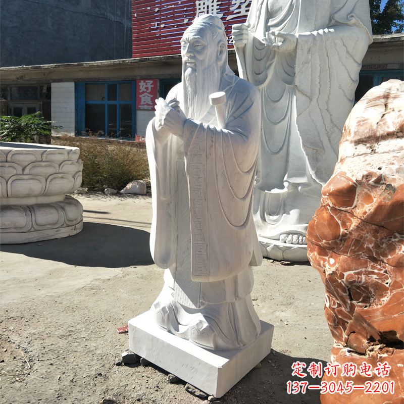 安阳校园孔子像雕塑