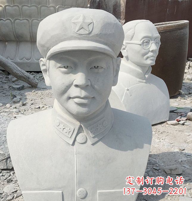 安阳校园雷锋头像石雕
