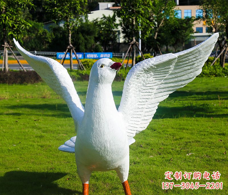 安阳新县和平鸽雕塑