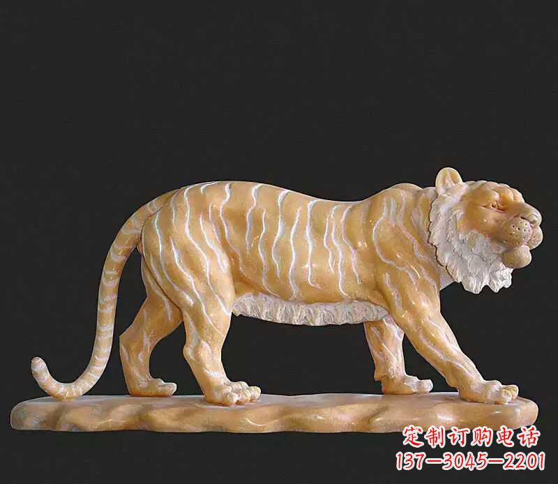 安阳行走老虎石雕动物雕塑