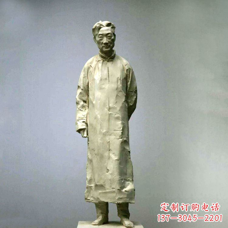 安阳徐悲鸿雕塑像石雕历史名人雕像