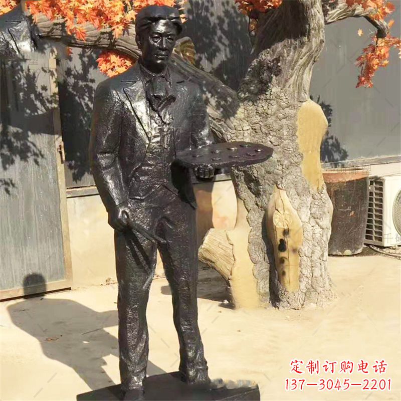 安阳徐悲鸿画画雕塑