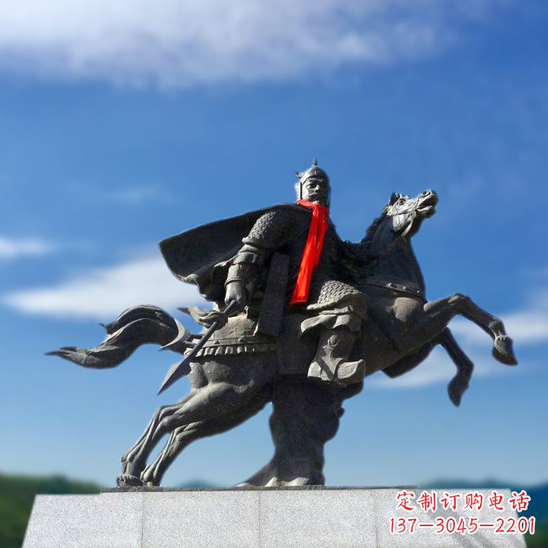 安阳薛仁贵西征雕塑-唐初著名将领中国历史名人雕像