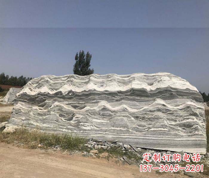 安阳雪浪石假山公园景观石雕