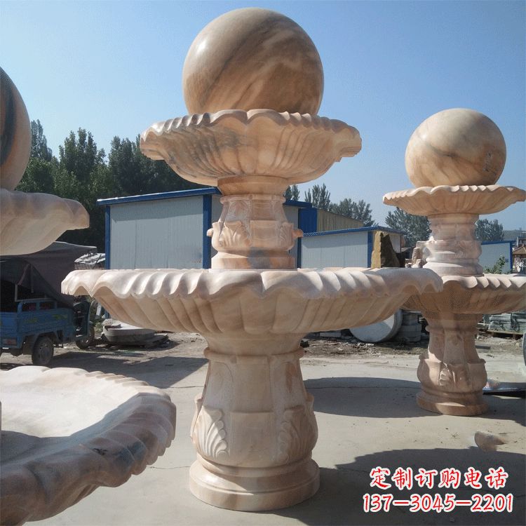 安阳一米的喷泉石雕