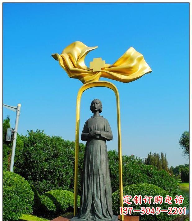 安阳医院南丁格尔名人铜雕