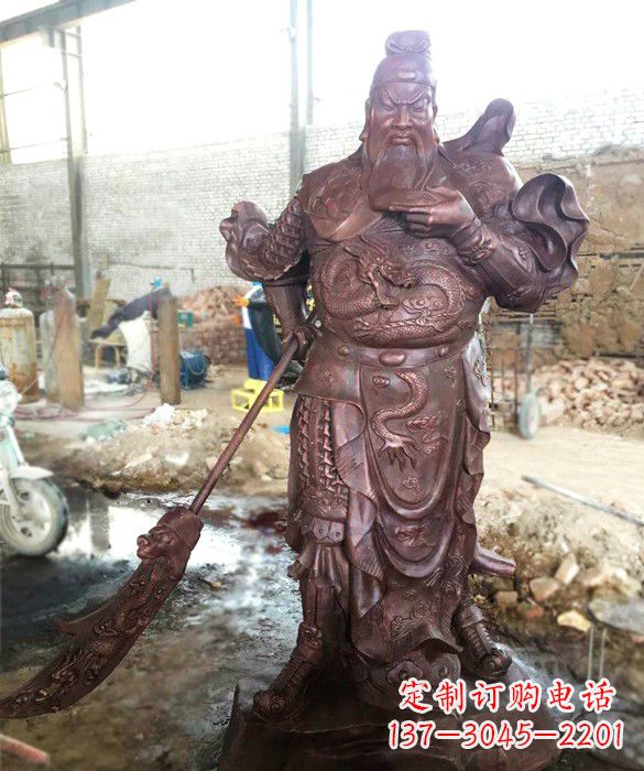 安阳义薄云天关公像