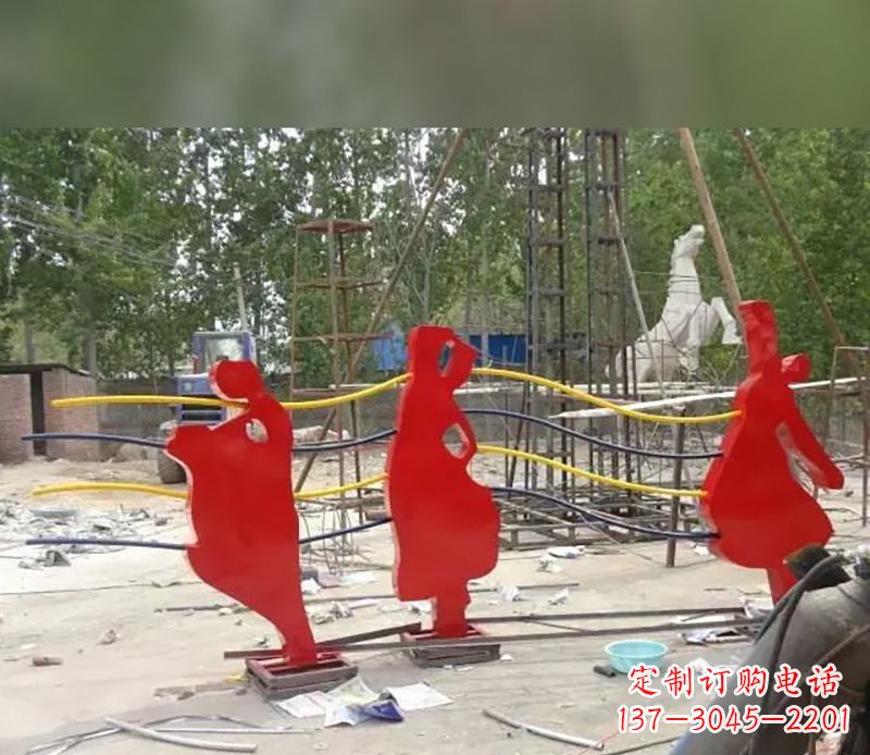 安阳音符剪纸雕塑不锈钢