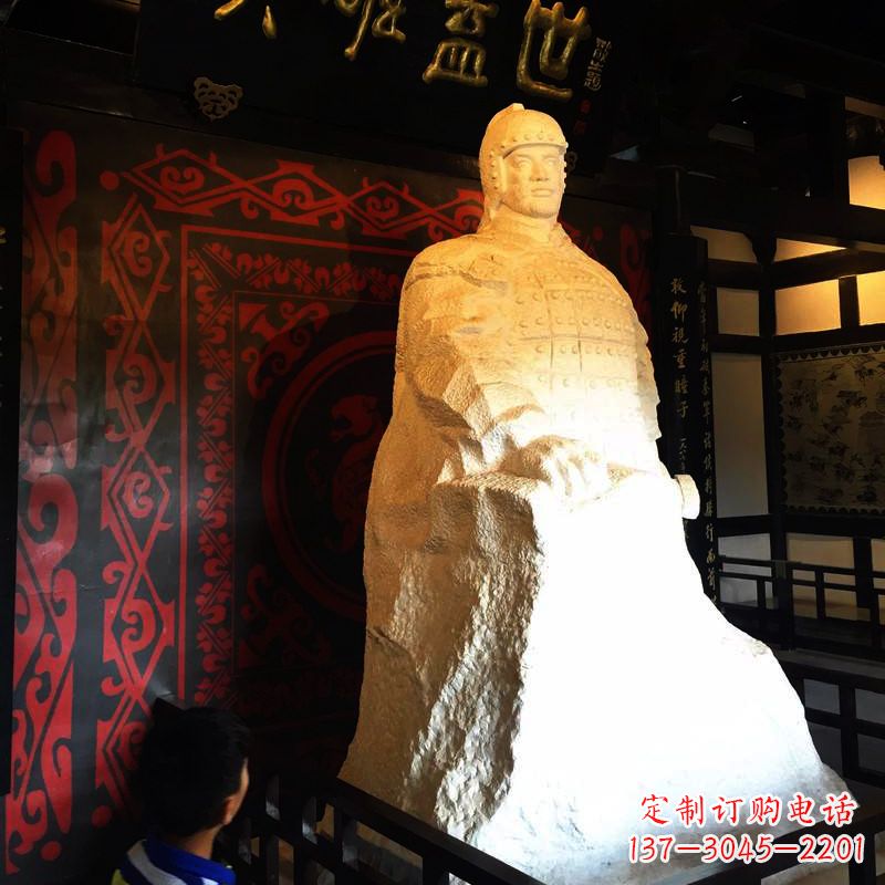安阳英雄盖世楚霸王石雕像