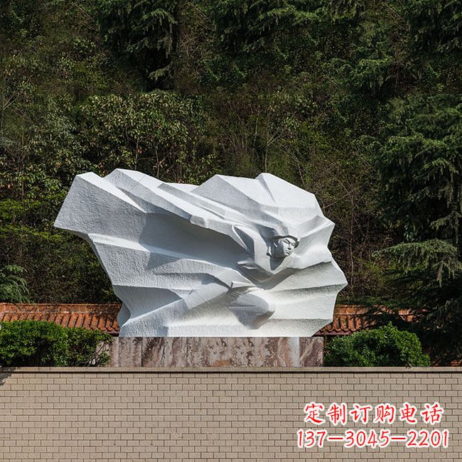 安阳英雄人物黄继光景区景点汉白玉石刻雕塑