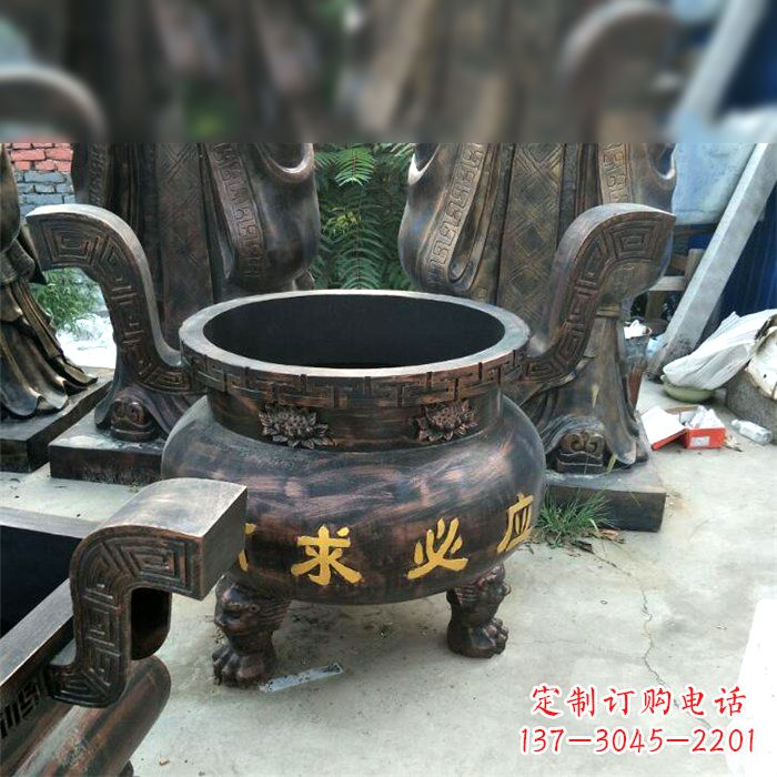 安阳有求必应祈福铜雕香炉