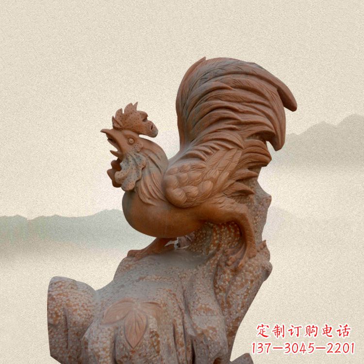 安阳酉鸡景观石雕