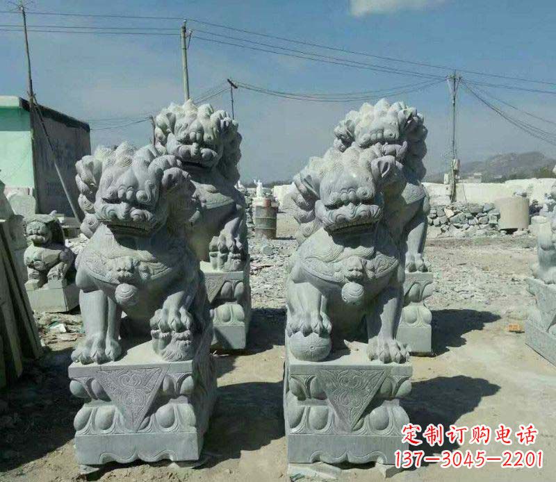 安阳园林仿古狮子景观石雕