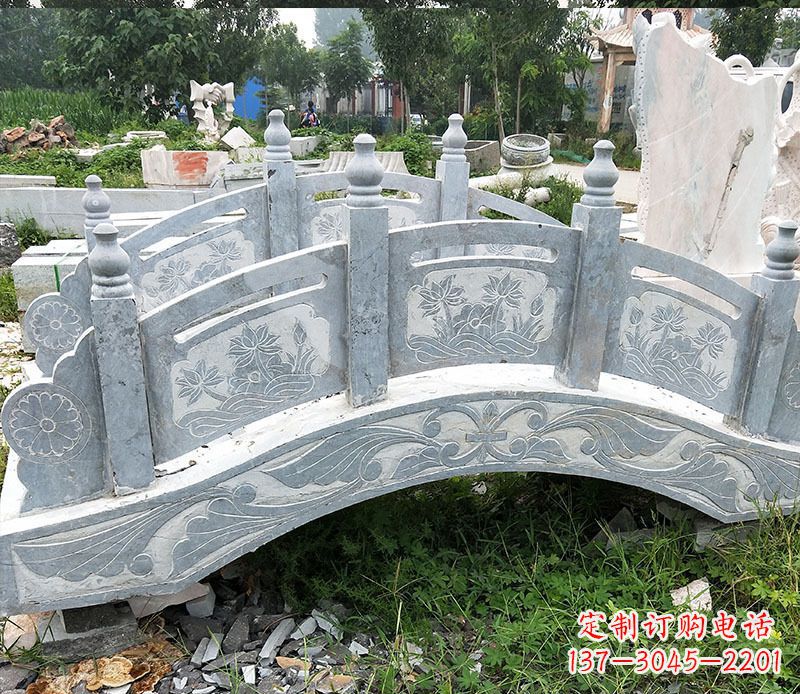 安阳园林仿古石拱桥景观石雕 (3)