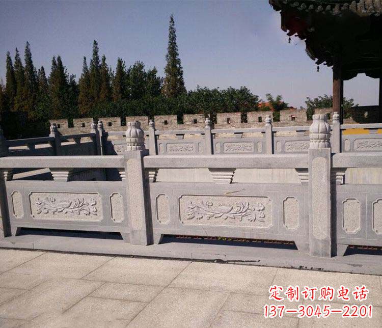 安阳园林仿古石栏板景观石雕 (2)