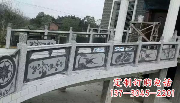 安阳园林仿古石栏板景观石雕 (10)