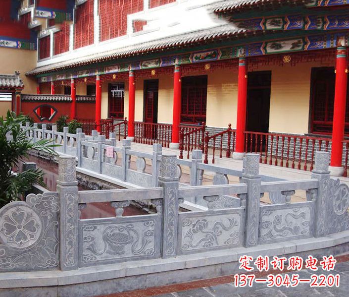 安阳园林仿古石栏板景观石雕 (12)