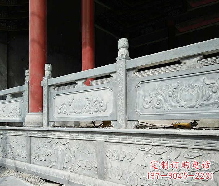 安阳园林仿古石栏板景观石雕_1 (3)