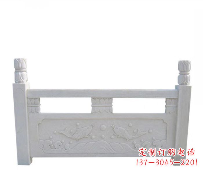 安阳园林汉白玉石浮雕栏板