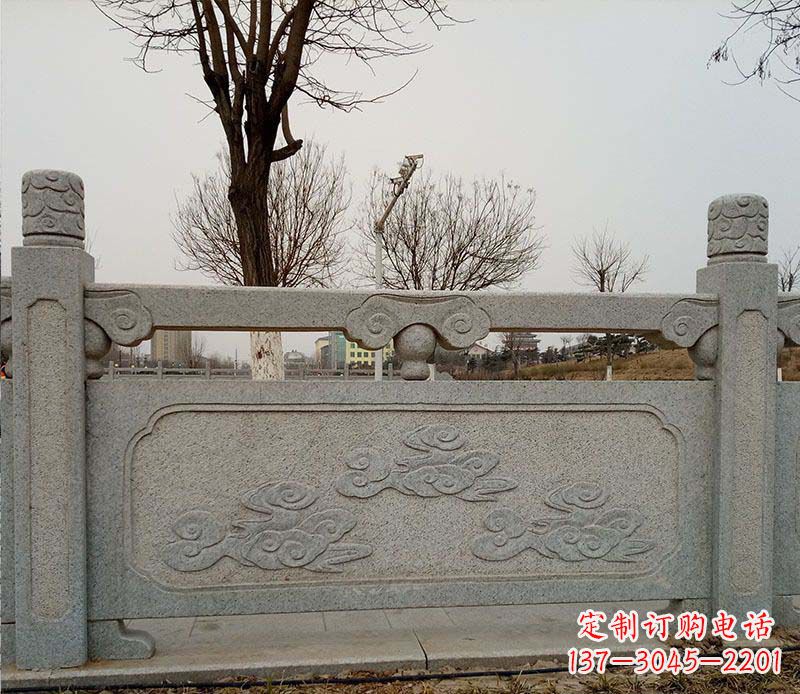 安阳园林护城河石栏板景观石雕