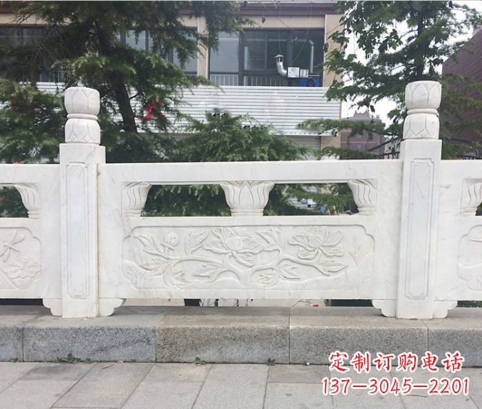 安阳园林景观大理石浮雕栏板 (2)