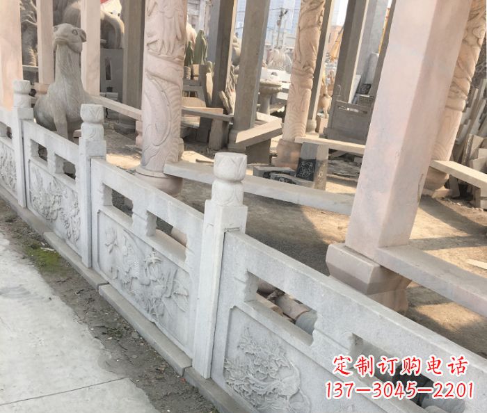 安阳园林景观大理石浮雕栏板石雕