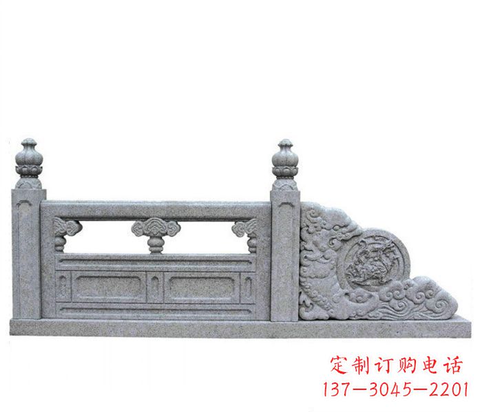 安阳园林景观大理石栏板雕塑 (2)
