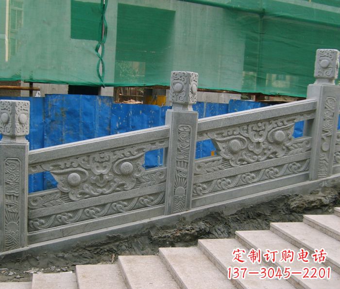安阳园林景观大理石栏板雕塑 (5)