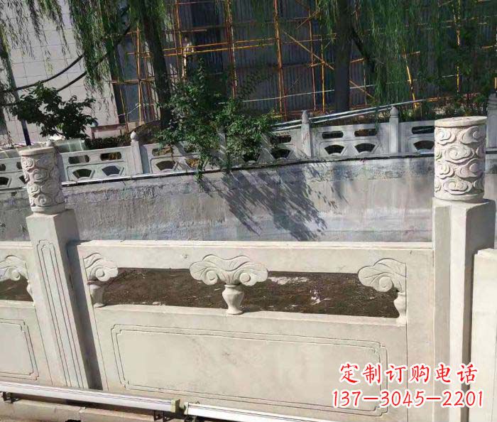 安阳园林景观大理石栏板石雕 (6)
