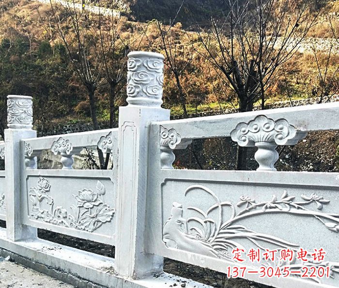 安阳园林景观大理石栏板石雕 (7)