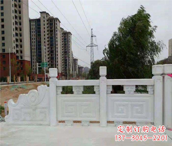 安阳园林景观大理石栏板石雕 (5)