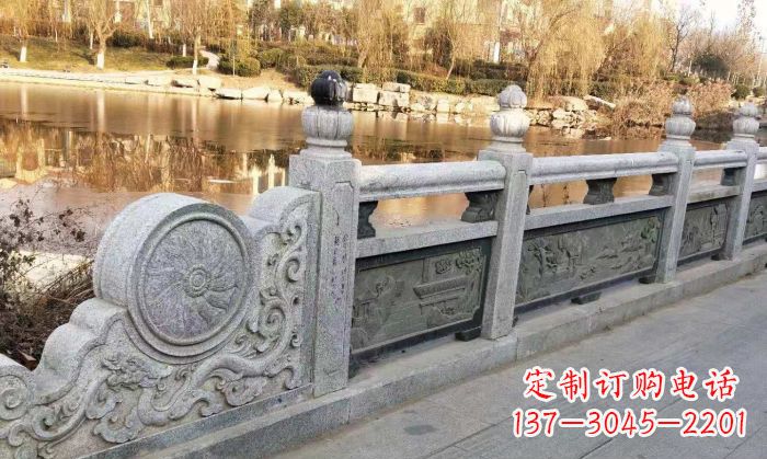 安阳园林景观大理石栏板石雕 (10)
