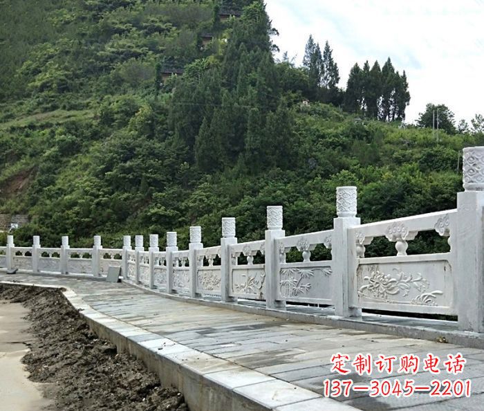 安阳园林景观大理石栏板石雕_2