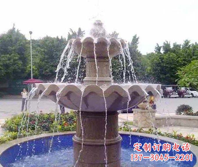 安阳园林景观大理石喷泉石雕
