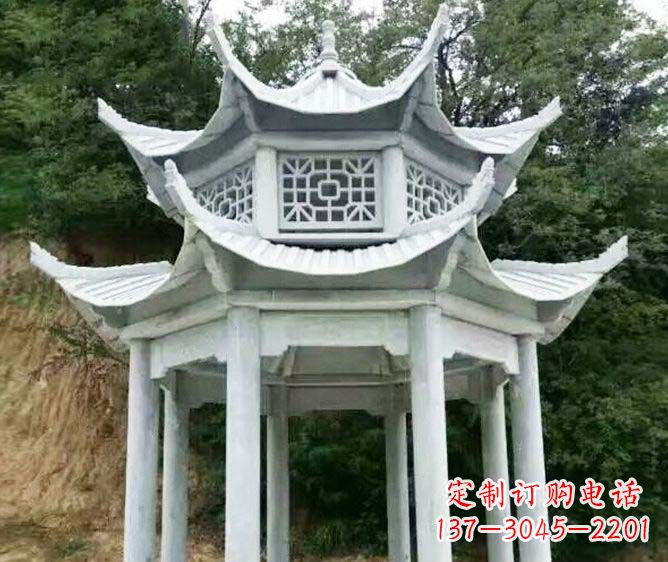 安阳园林景观多层凉亭石雕