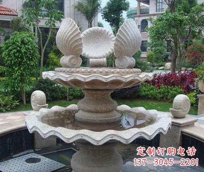 安阳园林景观多层喷泉石雕