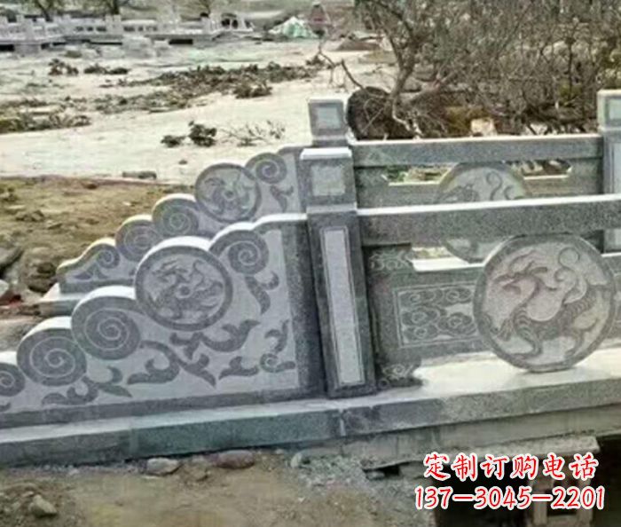 安阳园林景观仿古石雕栏板 (10)