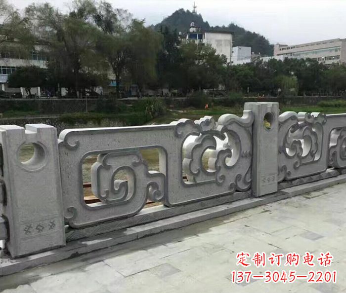安阳园林景观仿古石雕栏板_1