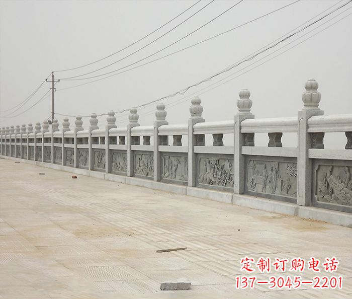安阳园林景观仿古石雕栏板_2