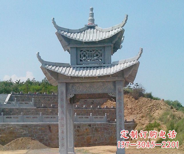 安阳园林景观仿古石雕凉亭