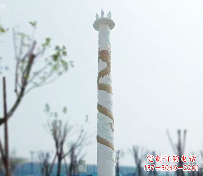 安阳园林龙柱景观不锈钢