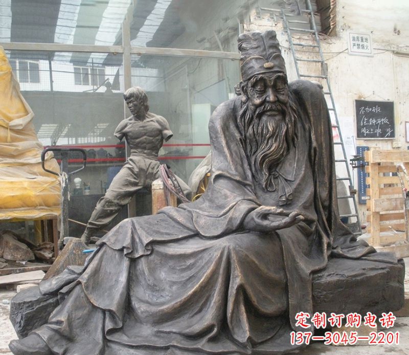 安阳张仲景铜雕