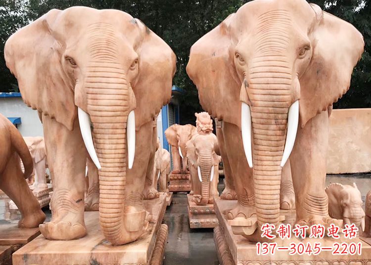 安阳招财大象石雕