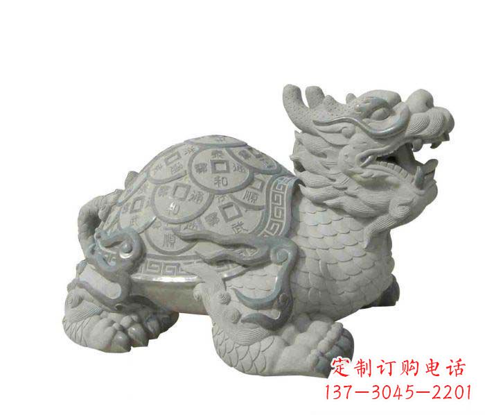 安阳招财神兽大理石龙龟石雕