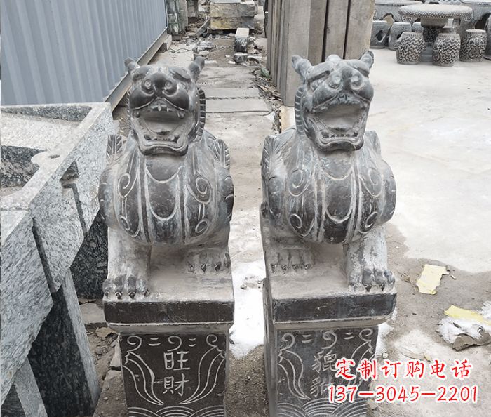 安阳招财神兽貔貅石雕 (2)