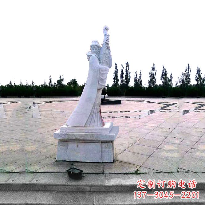 安阳中国古代四大美女之王昭君广场石雕塑