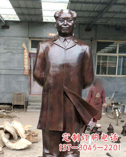 安阳中国伟人毛泽东铜像